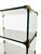 Transparent Leon Rosen for Pace Waterfall Glass and Brass Shelving Unit. For Sale - Image 8 of 9