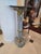 Gray Ornate French Style Louis 16th Gray Marble and Bronze Pedestal For Sale - Image 8 of 9