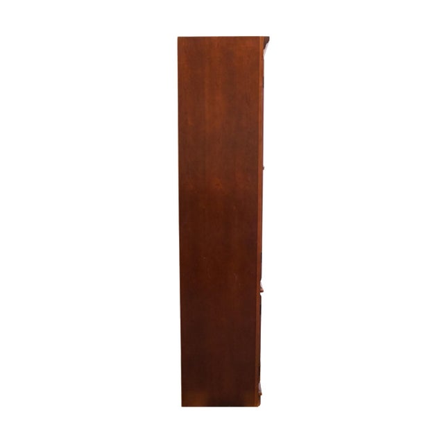 Thomasville Furniture Winston Court Solid Cherry Traditional Style 32" Lighted Display Wall Unit 20641-823 For Sale - Image 9 of 11