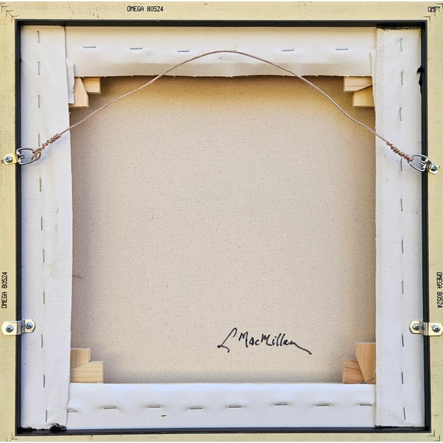 "Circles of Life" Abstract Painting by Laurie MacMillan, Framed For Sale In Los Angeles - Image 6 of 6