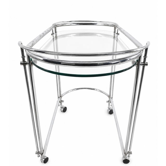 Vintage Italian Riki T52 Serving Cart by Gallotti & Radice, 1970s For Sale - Image 4 of 7