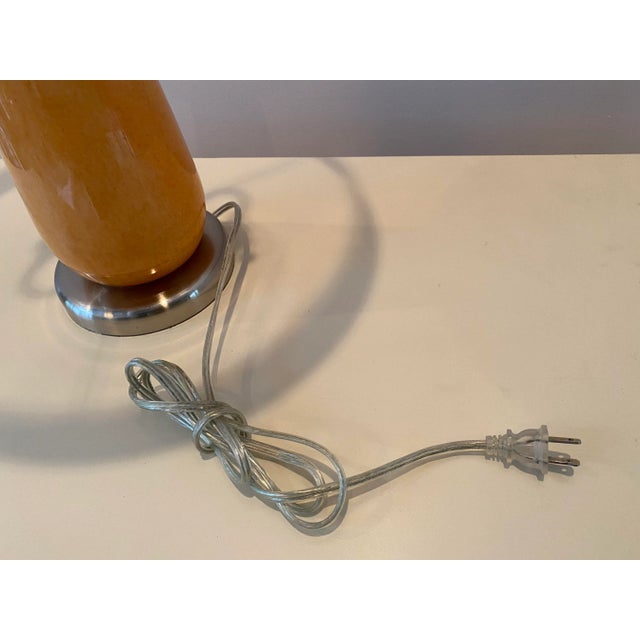 1970s 1970s Mid-Century Modern Art Glass Lamp For Sale - Image 5 of 10