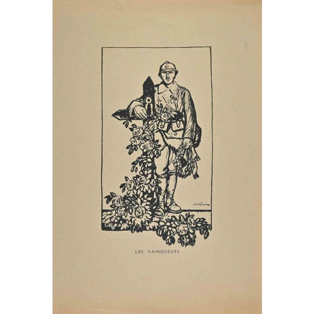 The Winners is an original wood engraving artwork realized by French painter and illustrator Abel Faivre (Leone, March 30,...