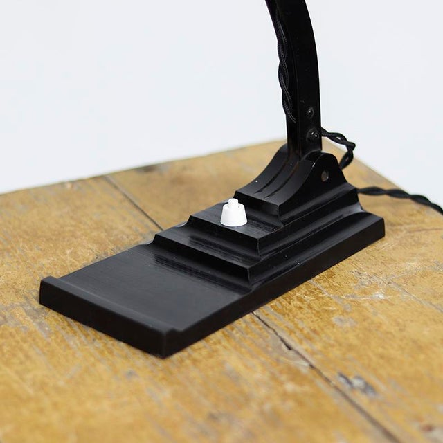 Metal Art Deco Erpe Desk Lamp, 1930s For Sale - Image 7 of 8