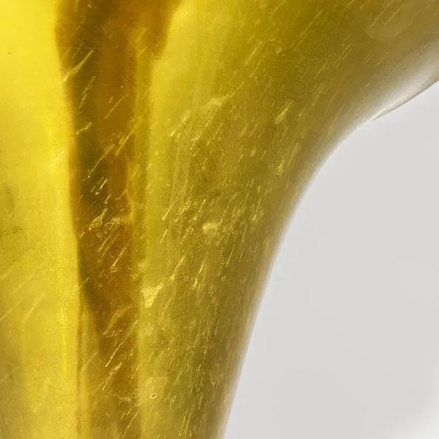 Metal Mid-Century Modern Italian Art Deco Style Brass Floor Lamp, 1940s For Sale - Image 7 of 16