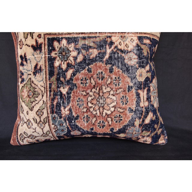 Late 20th Century Decorative Handwoven Rug Pillow Cover -20'' X 20'' For Sale - Image 5 of 15