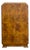 Art Deco British Burr Walnut Compact Wardrobe, 1930s For Sale