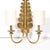 Mid 20th Century Mid 20th Century Mid-Century Modern Brass Two-Arm Sconces W/ Sculptural Volute Motif - a Pair For Sale - Image 5 of 18