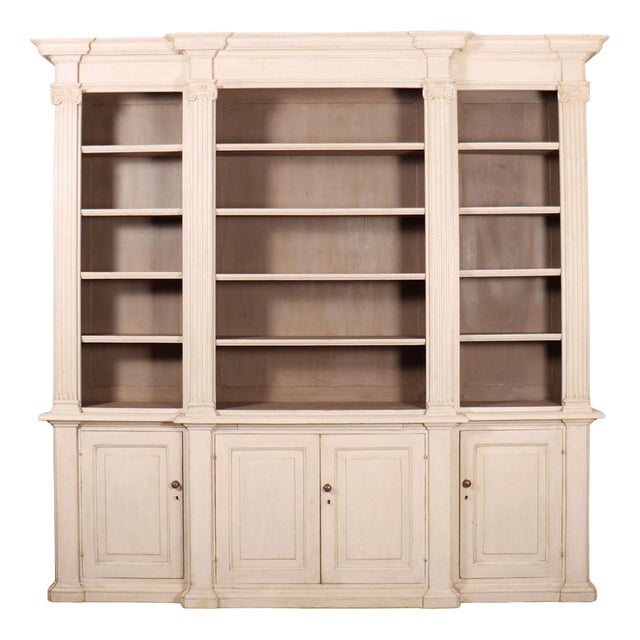 English Country House Bookcase For Sale