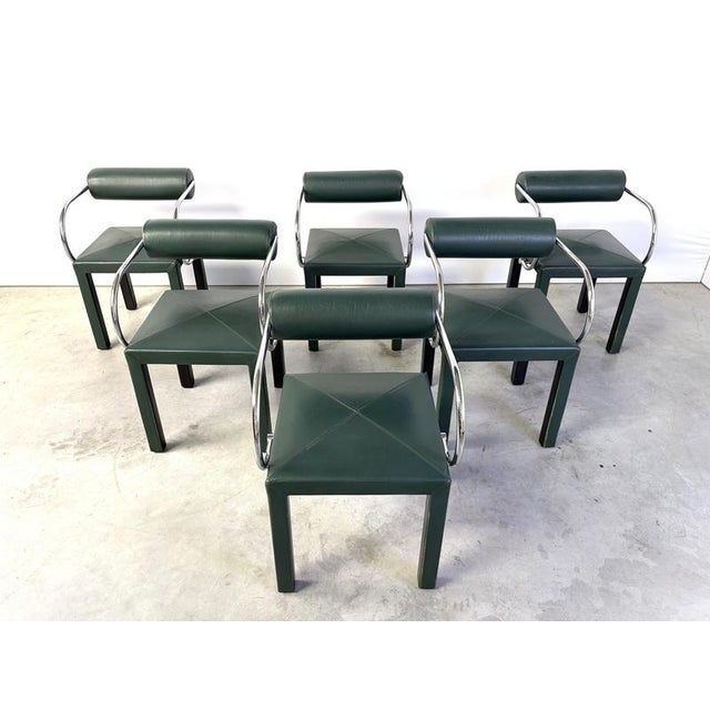 Arcadia Dining Chairs attributed to Paolo Piva for B&B Italia, 1980, Set of 6 For Sale - Image 13 of 14