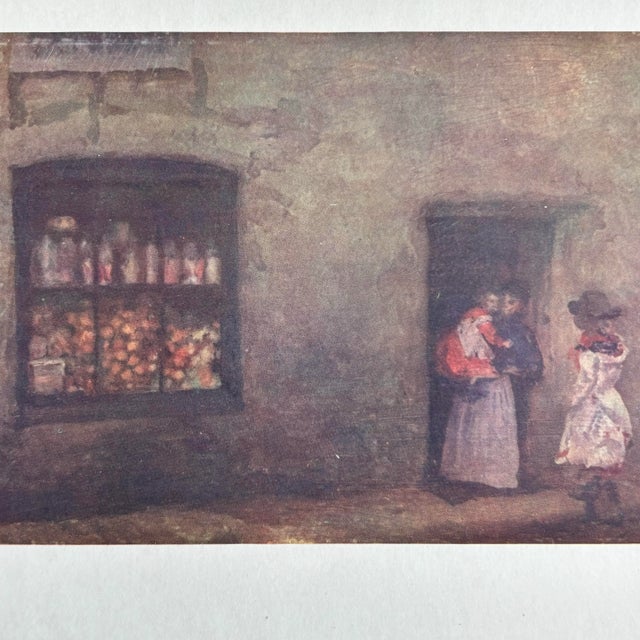 Traditional James McNeill Whistler, an Orange Note, a Sweet Shop 1904 Antique Photogravure, Early Impressionism For Sale - Image 3 of 12
