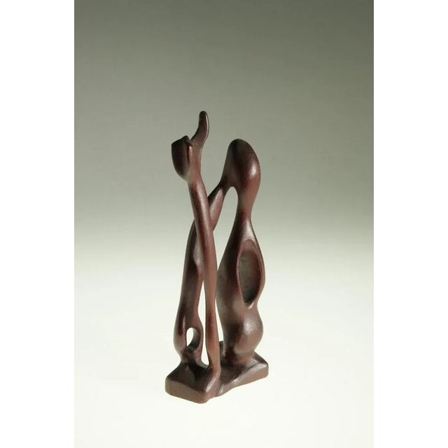 1960s Abstract Teak Sculpture, 1965 For Sale - Image 5 of 5