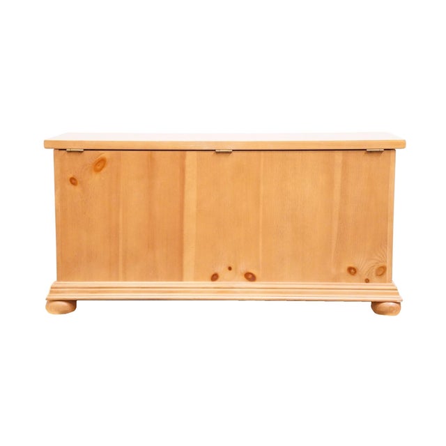 Broyhill Furniture Fontana Collection Solid Pine 28" Blanket Hope Chest W. Drawers For Sale - Image 13 of 14