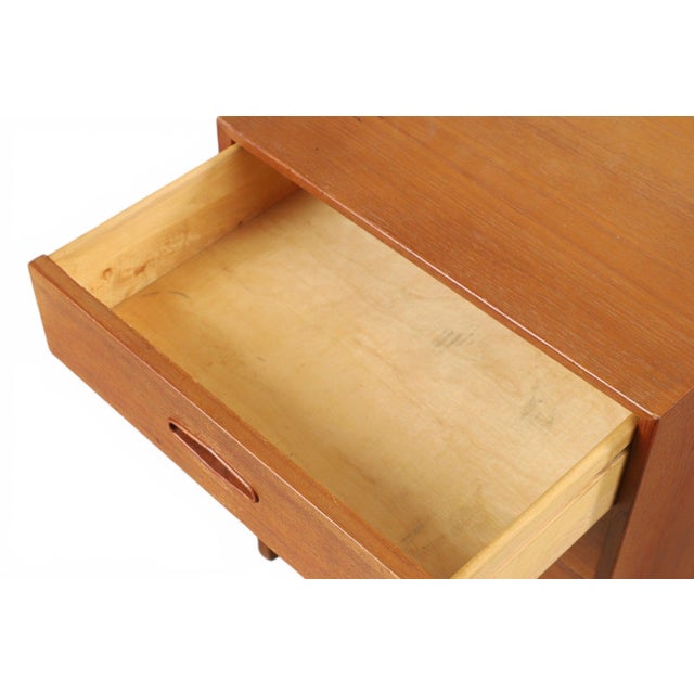 Mid-Century Modern Nils Jonsson Model "Domi 4" Four Drawer Chest in Teak #3 For Sale - Image 3 of 4