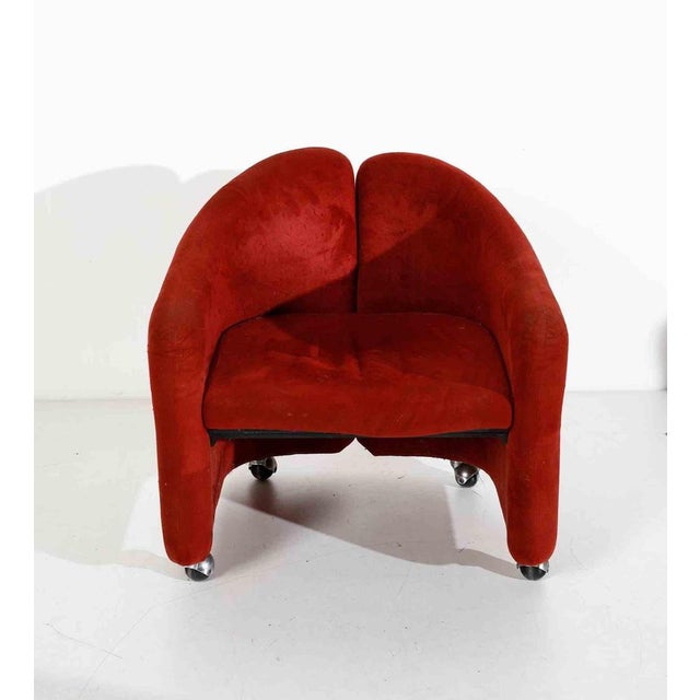 PS142 Armchairs by Osvaldo Borsani Italy, 1970s, Set of 6 For Sale - Image 3 of 6