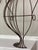 Antique Large Neoclassical Style Wrought Iron Urn Form Demilune Wall Planters, Pair For Sale - Image 12 of 16