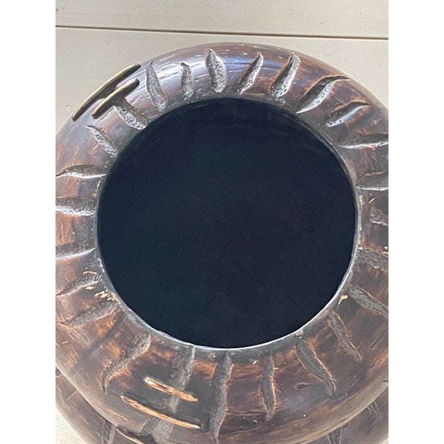 1980s Exotic Carved Wood Fruit Holder For Sale - Image 12 of 12