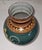 Vintage Ceramic Vase with Floral Motif, 1980s, in Very Good conditions. Designed 1980 to 1989