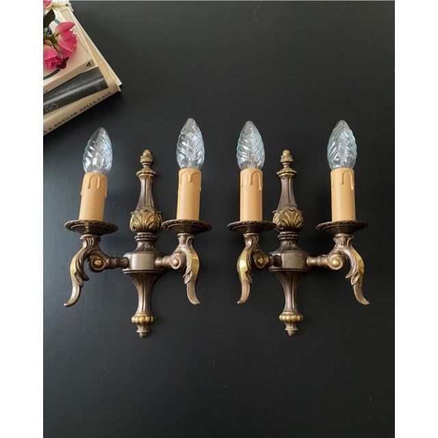 Vintage Italian Wall Lights, 1960s, Set of 2 For Sale - Image 3 of 8
