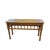 1990s Farmhouse Rustic Pine Wood Console Table For Sale - Image 4 of 4