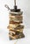 Mid-Century Carved Wood Book Stack Table Lamp For Sale In New York - Image 6 of 10