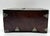 Coffee Antique Chinese Hardwood Vanity Box With Mirror, Drawer & Working Lock For Sale - Image 8 of 9