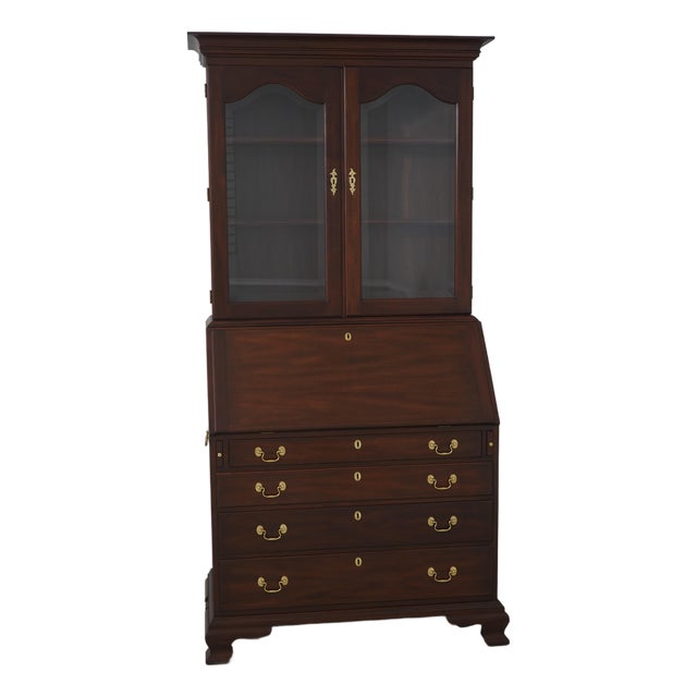 Henkel Harris Model 6003 Mahogany John Hancock Secretary Desk For Sale