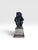 1970s Vintage Maitland-Smith Bronze Monkey Sculpture on Stone Pedestal For Sale - Image 5 of 12