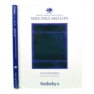 Masterworks: Property From the Collection of Mrs. Paul Mellon- 10 November 2014 Sotheby's New York For Sale