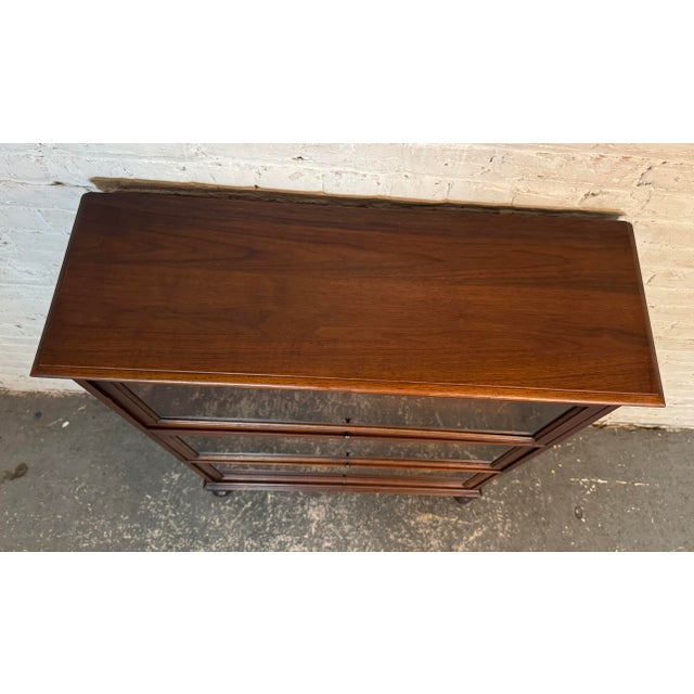 Early 20th Century Antique Three Piece Macey Barrister Bookcase For Sale - Image 5 of 14