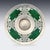 Green Antique Norwegian Silver and Guilloché Enamel Cup and Saucer, 1900, Set of 2 For Sale - Image 8 of 10