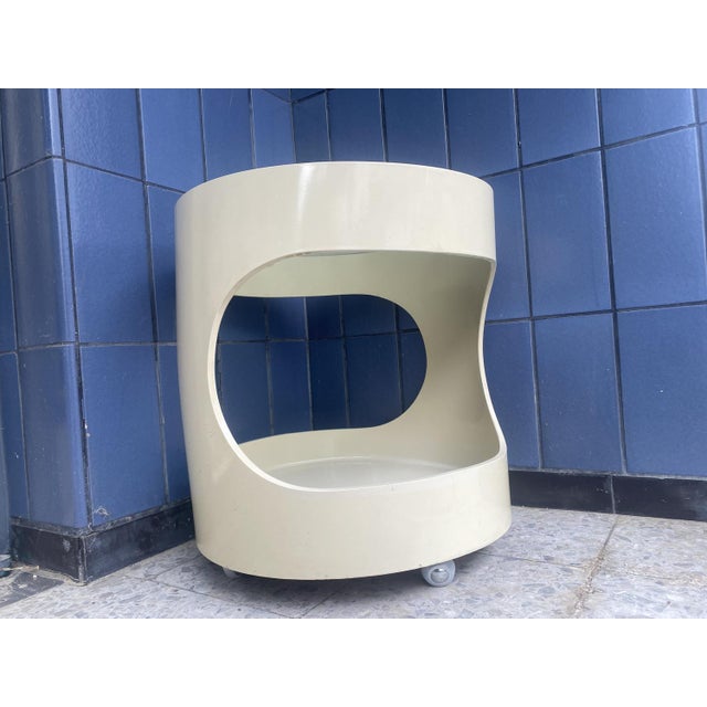 Space Age Side Table with Glass Plate from Opal Möbel For Sale - Image 14 of 18