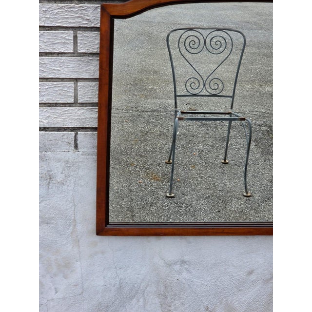 1920 English Style Wall Mirror, Cherry Wood, American Made. For Sale In Philadelphia - Image 6 of 14