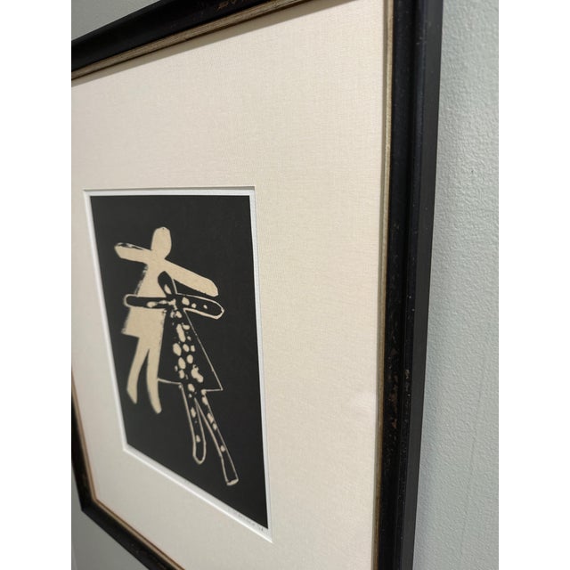 "Dopum" – Laurence Scholder Original Artist Proof P | Signed, Titled, and Marked “A.P.” | Framed Laurence (Larry)...