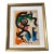 1970s Peter Robert Keil Original Painting Abstract Miro Style Modern Art Signed Framed For Sale