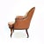 Cognac Leather and Walnut Armchair, Czechoslovakia, 1940s For Sale - Image 16 of 17