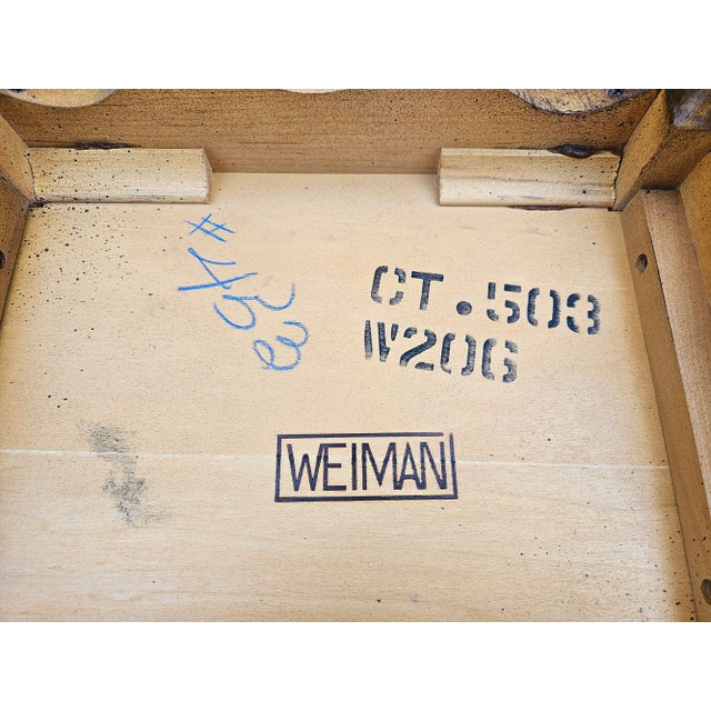 Weiman Burlwood Canterbury Magazine Rack For Sale - Image 11 of 15