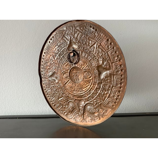 Artistic Wall Relief Piedra Del Sol Aztec Solar Calendar, 1970s For Sale - Image 9 of 18