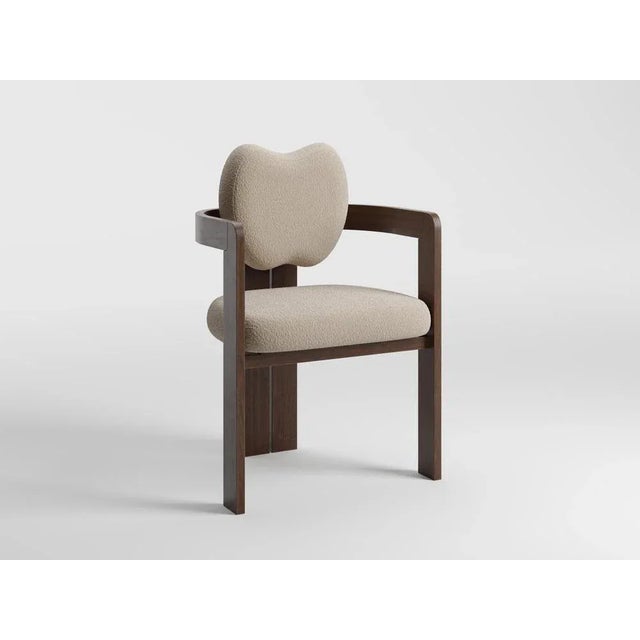 Contemporary Yeti Chair in Walnut by KY Architecture For Sale - Image 3 of 8