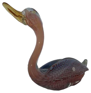 Large Italian Heavy Murano Glass Duck, 1960s