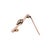 14k Yellow Gold Diamond Vintage Brooch For Sale - Image 4 of 9