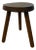 Dutch Wood Stool, 1960s For Sale