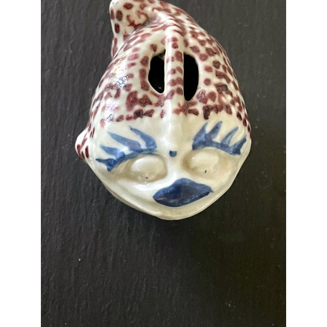 Japanese Korean Ceramic Water Dropper in Frog Form For Sale - Image 3 of 12