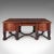 This is a large antique partner's desk. An English, mahogany bureau Mazarin in Louis XIV taste, dating to the late...