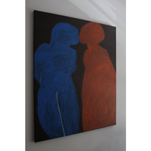 Blue Bodasca, Came Closer, 2026, Acrylic on Canvas For Sale - Image 8 of 10