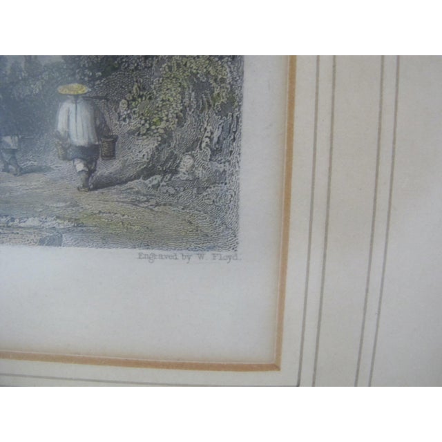 Sculpture Materials China View Amoy From the Ko Long Soo Antique 19thc Thomas Allom Steel Engraving For Sale - Image 7 of 8