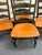 Wood Bermex Farmhouse Painted Ladderback Chairs - Set of 4 For Sale - Image 7 of 8