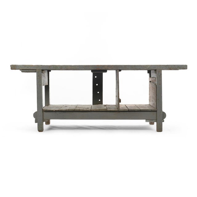 Vintage Teak Wood Table, 1940s For Sale - Image 6 of 6