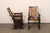 Mid 20th Century Mid 20th Century Spanish Wood & Hand-Rush Arm Chairs For Sale - Image 5 of 10