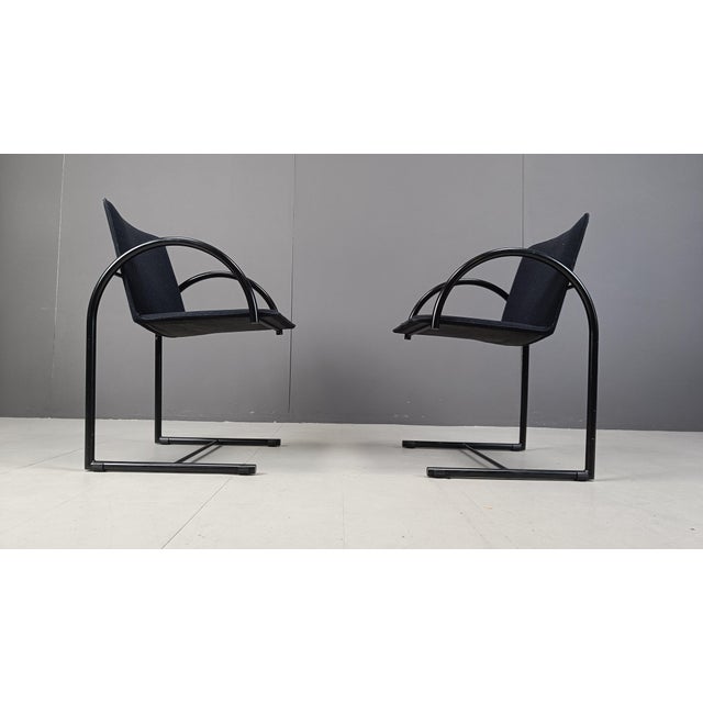 Vintage Cirkel Chairs attributed to Metaform, 1980s, Set of 6 For Sale - Image 12 of 12